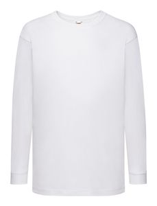 Fruit of the Loom SC61007 - KIDS VALUEWEIGHT LONG SLEEVE (61-007-0) White