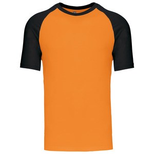 Kariban K330 - BASE BALL - CONTRAST T-SHIRT Orange/Black