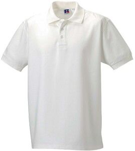 Russell RU577M - Men's Ultimate Cotton Polo White