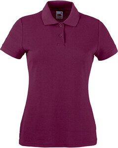 Fruit of the Loom SC63212 - Ladyfit 65/35 Polo (63-212-0) Burgundy