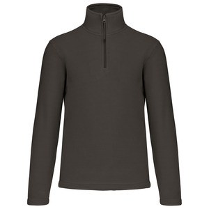 Kariban K912 - ENZO - ZIP NECK MICRO FLEECE TOP Dark Grey