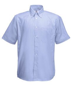 Fruit of the Loom SS112 - Oxford short sleeve shirt Oxford Blue