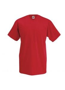 Fruit of the Loom SS034 - Valueweight v-neck tee Red
