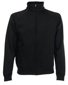Fruit of the Loom SS226 - Classic 80/20 sweatshirt jacket Black