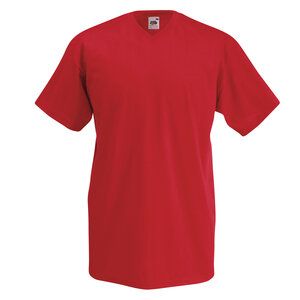 Fruit of the Loom 61-066-0 - V-neck t-shirt Red
