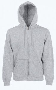 Fruit of the Loom 62-062-0 - Hooded Sweat Jacket Heather Grey