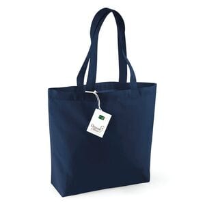 Westford Mill WM180 - Organic cotton shopper Navy