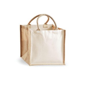 Westford Mill WM421 - Printers midi jute bag