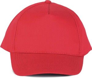 K-up KP116 - COTTON CAP - 5 PANELS Red