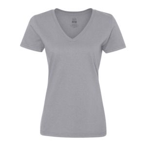 Fruit of the Loom SC61398 - Lady Fit V Neck (61-398-0) Heather Grey