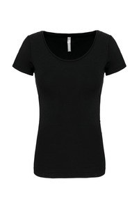 Kariban K360 - SHORT SLEEVE LADIES' T-SHIRT Black/Black