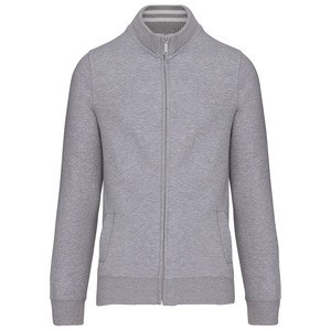 Kariban K456 - MEN'S FULL ZIP FLEECE JACKET Oxford Grey