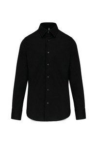 Kariban K522 - MEN'S LONG SLEEVE SUPREME NON IRON SHIRT Black/Black