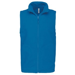 Kariban K913 - LUCA - ZIP THROUGH MICRO FLEECE GILET Tropical Blue