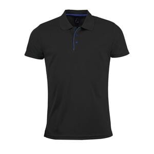 SOL'S 01180 - PERFORMER MEN Sports Polo Shirt Black