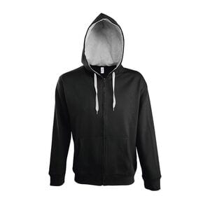 SOL'S 46900 - SOUL MEN Contrasted Jacket With Lined Hood Black