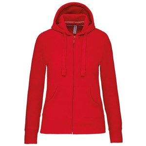 Kariban K464 - Ladies hooded full zip sweatshirt