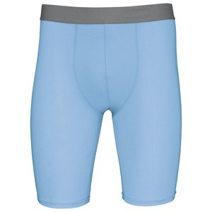 ProAct PA07 - ADULTS LONG BASE LAYER SHORTS Sky Blue