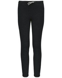 Proact PA187 - Kids' lightweight cotton jogging pants. Black