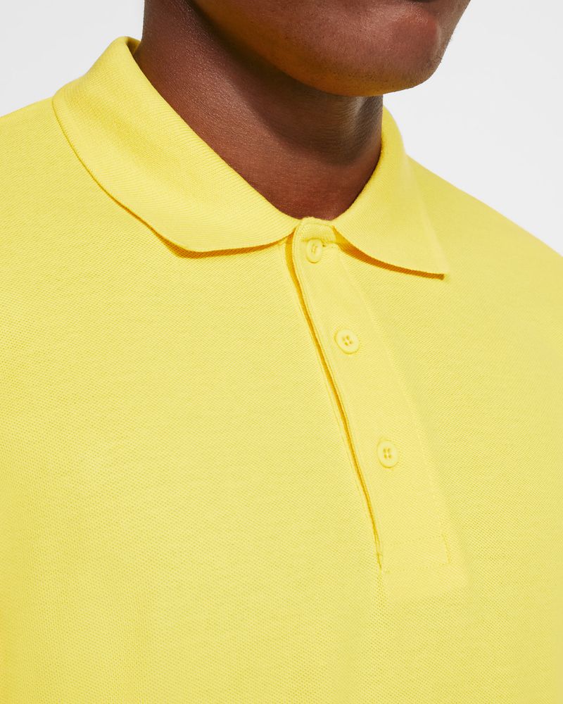 Roly PO6635 - ESTRELLA L/S Long-sleeve polo shirt with ribbed collar and cuffs