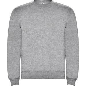 Roly SU1070 - CLASICA Classic sweatshirt with 1x1 elastane rib in collar Grey
