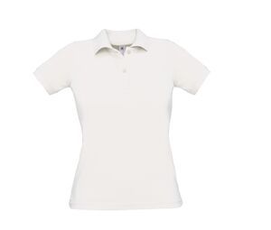 B&C BC412 - Saffron women's polo shirt 100% cotton White