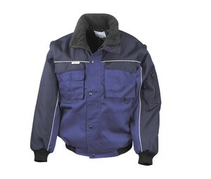 Result RS071 - Workguard Zip Sleeve Heavy Duty Jacket Royal/Navy