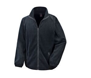 Result RS220 - Men's Long Sleeve Large Zip Fleece Black