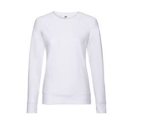 Fruit of the Loom SC361 - Lady-Fit Lightweight Raglan Sweat White