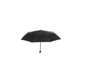 Black&Match BM920 - Mini Foldable Umbrella Black/Red