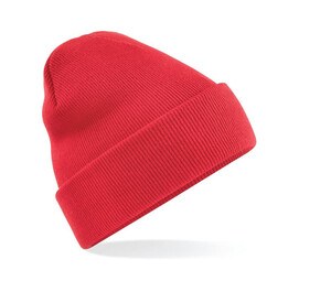 Beechfield BF045 - Beanie with Flap Bright Red