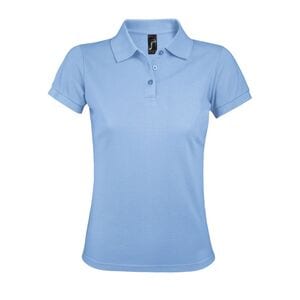 SOL'S 00573 - PRIME WOMEN Polycotton Polo Shirt Sky Blue