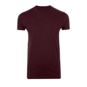 SOL'S 00580 - Imperial FIT Men's Round Neck Close Fitting T Shirt Oxblood