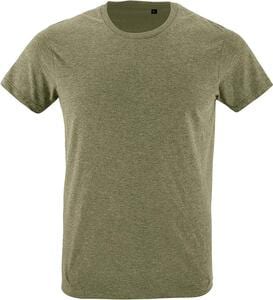 SOL'S 00553 - REGENT FIT Men's Round Neck Close Fitting T Shirt Heather khaki