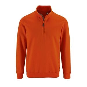 SOL'S 02088 - Stan Men's Zip High Collar Sweatshirt Orange