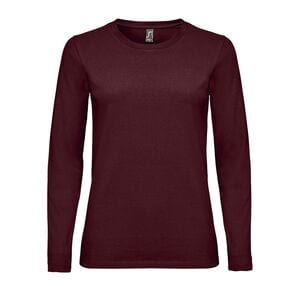 SOL'S 02075 - Imperial LSL WOMEN Long Sleeve T Shirt Oxblood