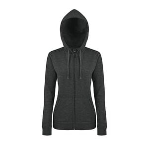 SOL'S 47900 - SEVEN WOMEN Jacket With Lined Hood mixed grey