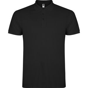 Roly PO6638 - STAR Short-sleeve polo shirt for men Black