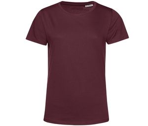 B&C BC02B - Women'S Round Neck T-Shirt 150 Organic Burgundy