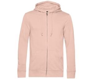 B&C BCU35B - Organic Zipped Hoodie Soft Rose