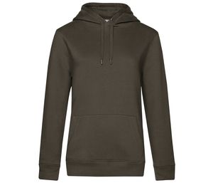 B&C BCW02Q - Hoodie Queen Khaki