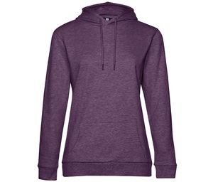 B&C BCW04W - Hooded sweatshirt # woman Heather Purple