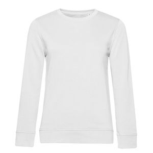 B&C BCW32B - Women's Organic Round Neck Sweatshirt White