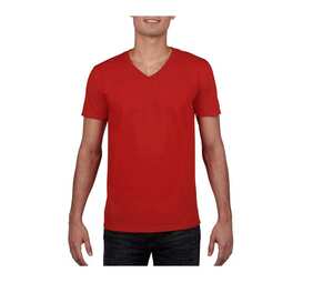 Gildan GN646 - Softstyle™ V-Neck T-Shirt Cherry Red