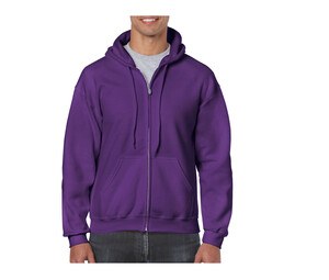 Gildan GN960 - Men's Big Zip Hoodie Purple
