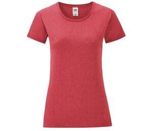 Fruit of the Loom SC151 - Round neck T-shirt 150 Heather Red