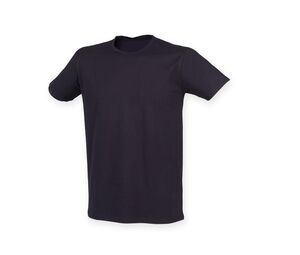 Skinnifit SF121 - Men's stretch cotton T-shirt Navy