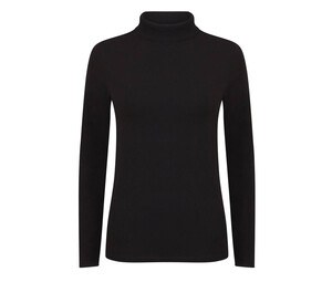 SF Women SK125 - Turtleneck t-shirt for women Black