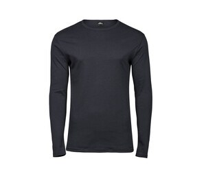 Tee Jays TJ530 - Long Sleeve Interlock Tee Men Dark Grey