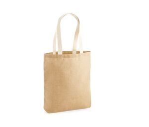 Westford mill WM455 - Burlap shopping bag Natural